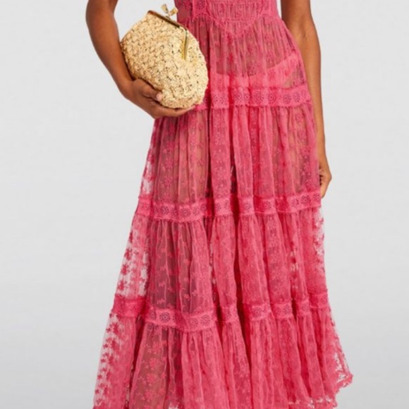 NWT Dôen Tulle Nadette Dress in Pink sz small - Picture 4 of 10